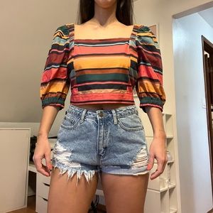 FARM RIO Stripes Top